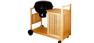 Mueble barbacoa de Meranti