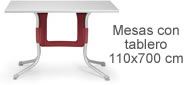 MESA PLEGABLE POLO RECTANGULAR 110x70 cm
